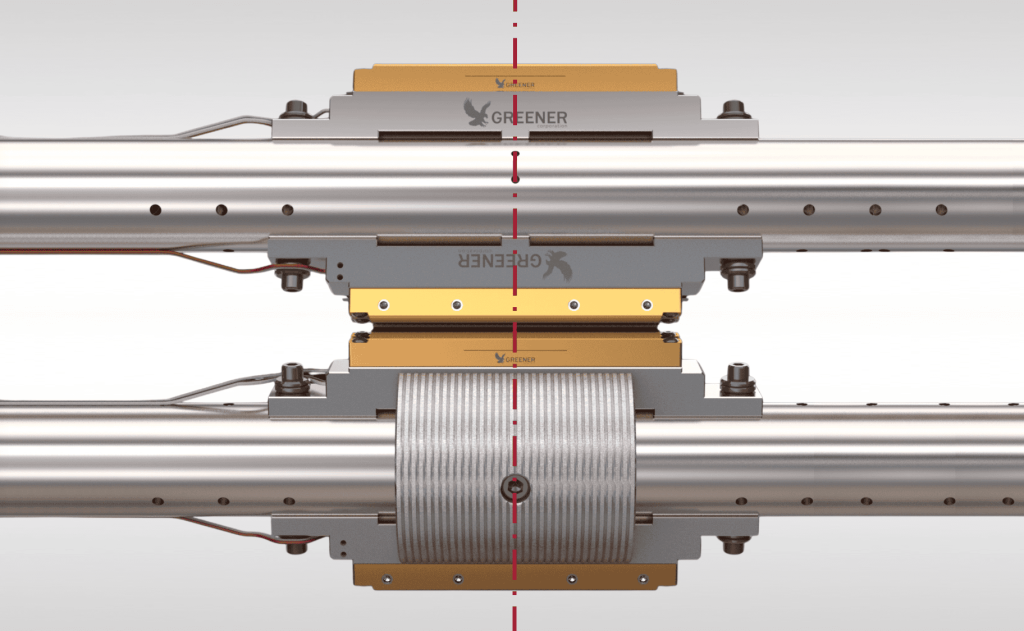 Easy Seal™ QUICK-CHANGE Jaw Assembly on shaft centerline