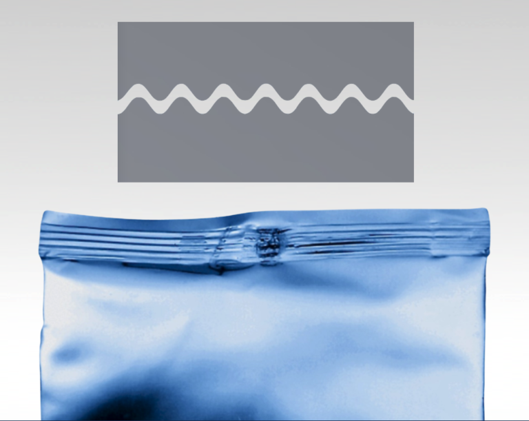 Sealing Jaw Serration Pattern_package excess pressure