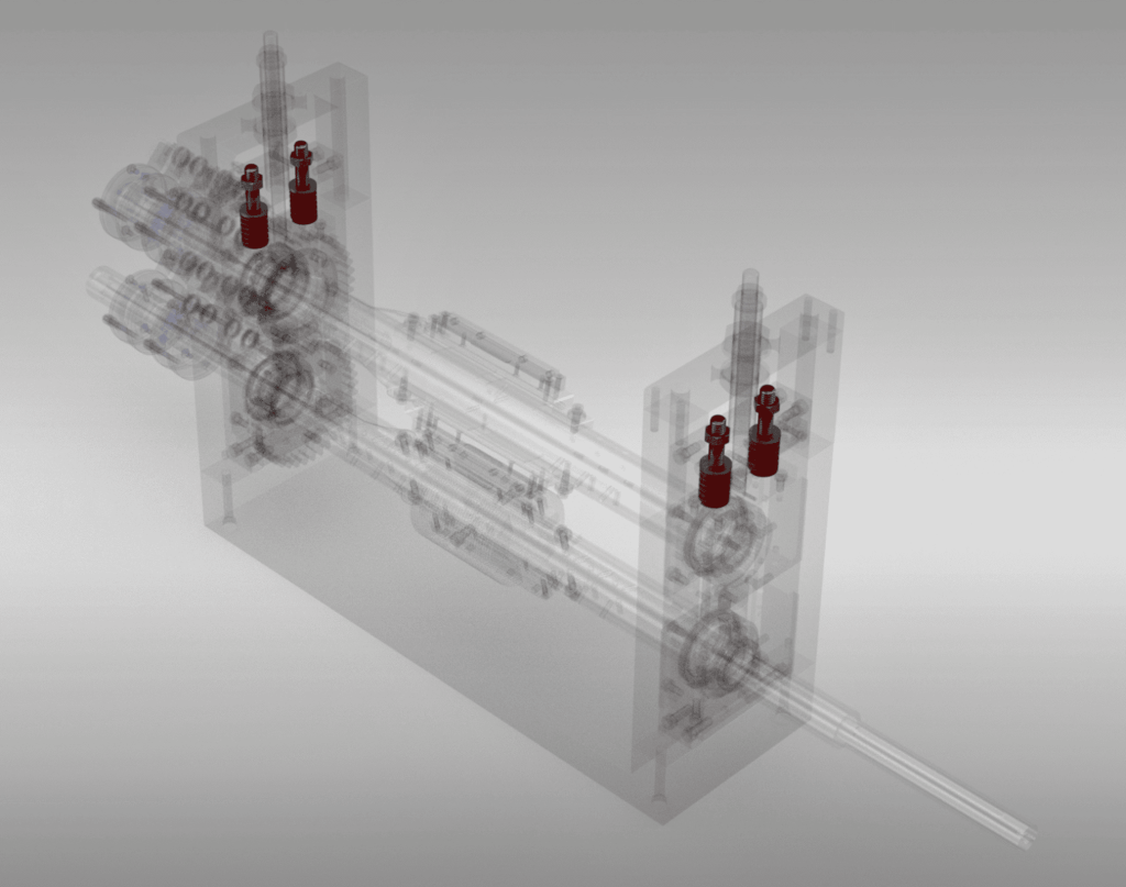 Flow Wrapper Cutting and Sealing Head pressure springs & lock nuts