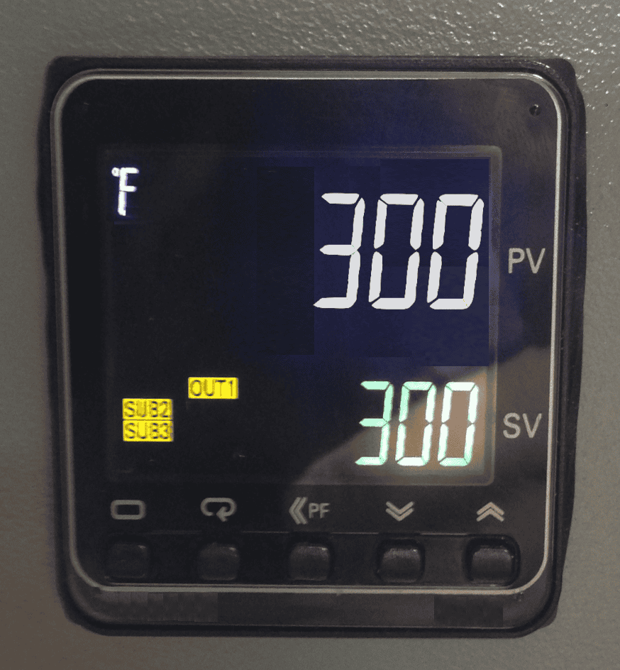 packaging machine temperature controller